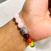 The Adjustable Yoga Bracelets (Clear quartz)